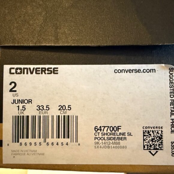 Converse All-Star Blue & Pink CT Shoreline Slip Shoe - Picture 5 of 5